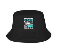 Donna Uomo Cappelli Estivo Help I M Trapped On Cappello da Sole Classico Cappello da Pescatore Leggero Bucket Hat per Viaggi Pesca Campeggio