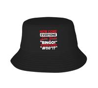 Donna Uomo Cappello da Sole How Come Everyone Flse Yells Bingo Cappello da Pescatore Traspirante Bucket Hat Leggero Cappelli A Secchiello per Campeggio All'Aperto Spiaggia