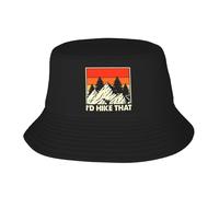 Donna Uomo Cappello da Sole I'd Hike That 5 Cappello da Pescatore Pieghevole Bucket Hat Leggero Cappelli A Secchiello per Escursionismo Ciclismo Trekking