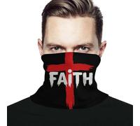 Donna Uomo Fascia per Capelli Croce della Fede di Gesù Cristo Sciarpa al Collo Durevole Decorazione Facciale Multiuso Headwrap per Ciclismo Sports Motocicletta