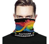 Donna Uomo Fascia per Capelli Nastro Infinito per La Consapevolezza Dell'Autismo Headwrap Multiuso Sciarpa al Collo Elastico Ghetta da Collo per Motocicletta Arrampicata Yoga