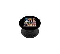 Donna Uomo Generation X Stay Feral Gen X PopSockets PopGrip Adesivo