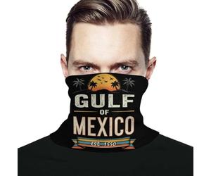 Donna Uomo Ghetta da Collo Messico EST 1550 Tramonto sulla Spiaggia Headwrap Durevole Decorazione Facciale Multiuso Sciarpa A Tubo per Ciclismo Motocicletta Yoga