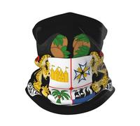 Donna Uomo Headwrap Emblema Nazionale del Benin Sciarpa al Collo Elastico Sciarpa A Tubo Antivento Ghetta da Collo per Campeggio Yoga Arrampicata