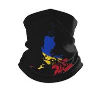 Donna Uomo Headwrap Mappa della Bandiera delle Filippine Bandana Multifunzione Ghetta da Collo Elastico Decorazione Facciale per Motocicletta Arrampicata Yoga