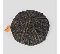 Donna Uomo IN Lana a Righe Berretto Cappello Coppola Francese Classico Retrò