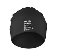 Donna Uomo Invernale Cappelli Mio Genero È Il Mio Figlio Preferito Cappello in Maglia Termico Berretto in Maglia Traspirante Caldo Berretto per Inverno Sci Bici