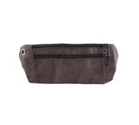 Donna Uomo Marsupio in nylon Borsa da viaggio Campeggio Trekking Tasca for pancia, compatibile con monete for telefono(Brown)