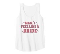 Donna Uomo, Mi Sento Come Una Sposa, Addio al Nubilato, Sposa, Divertente Canotta