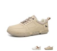 Donna Uomo Scarpe da Ginnastica Stringate Scarpe Basse da Passeggio Leggere | Mocassini Slip On Scarpe In Pelle Traspiranti Sneakers Casual Piatte Con Lacci Per La Vita Urbana