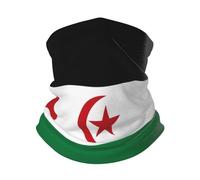 Donna Uomo Sciarpa A Tubo Bandiera della Repubblica Araba del Sahara Scaldacollo Multifunzione Bandana Traspirante Ghetta da Collo per Pesca Ciclismo Yoga