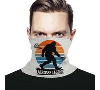 Donna Uomo Sciarpa al Collo La Leggenda del Lacrosse Bigfoot Headwrap Durevole Ghetta da Collo Multifunzione Decorazione Facciale per Campeggio Motocicletta Pesca