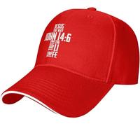 Donna Uomo Snapback cap Christianity Verse Jesus The Way John 14-6 Cappello Trucker Confortevole Cappellino con Visiera Classic Cappellino da Baseball per Tennis Estivo All'Aperto
