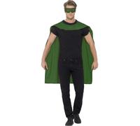 Donna Uomo Super Eroe Mantelle Halloween Costume Accessoey & Maschera