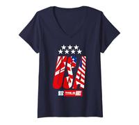 Donna USA Designs of GoldCup Tournament. Maglietta con Collo a V