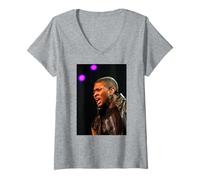 Donna Usher U Remind Me Singer R&B Live al NEC 2002 Maglietta con Collo a V