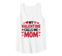 Donna Valentine Calls Me Mom Carino San Valentino Madre Canotta