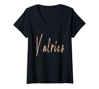 Donna Valrico Florida Vintage Design Elegante Maglietta con Collo a V
