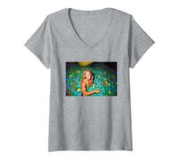 Donna Vasca per Palline Hunter Gladiators James Crossley 1995 Maglietta con Collo a V