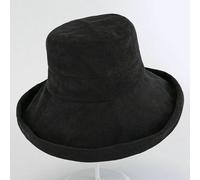 Donna Velluto a Coste Cappello da Pescatore Cespuglio Grande Largo con Falda