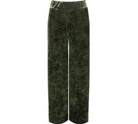 Donna Velluto Taglie Forti Largo Svasato Gamba Tasca Pantaloni Palazzo Nuovo