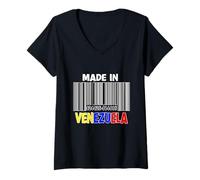 Donna Venezuela Mano Tengo Fe Tshirt per Donne Uomini Maglietta con Collo a V