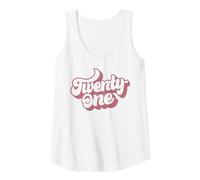 Donna Ventuno 21 Anni per Le Donne per Il Suo 21 ° Compleanno Canotta