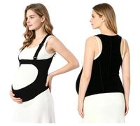Donna Vestito Supporto Prenatale La Vita Durante La Gravidanza Nero M