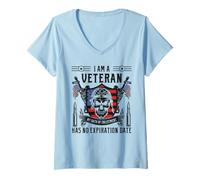 Donna Veterani patriottici Il mio giuramento di arruolamento non ha scadenza Maglietta con Collo a V