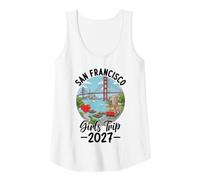 Donna Viaggio Ragazze San Francisco 2027 Vacanza Canotta