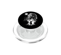 Donna vichinga mitologia norrena ragazza fanciulla ululando alla luna PopSockets PopGrip per MagSafe