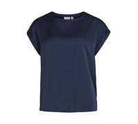 Donna VILA Blusa T-Shirt in raso a manica corta Top lucido BASIC LUCENTE VIELLET