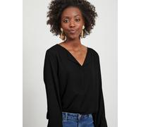 Donna VILA Camicia business a maniche lunghe Maglietta semplice Top Scollatura a