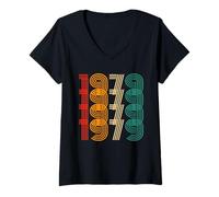 Donna Vintage 1979 Birthday Year 1979 Classic Men Women Vintage Maglietta con Collo a V