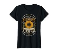 Donna Vintage Agosto Compleanno Girasole Donne Maglietta