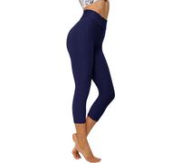 Donna Vita Alta Anti Cellulite Leggings-Butt Sollevamento Yoga Pants Per SPORTS