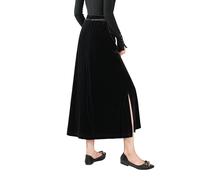 Donna Vita Alta Elegante Velluto Lunga Gonna a Tubino Sexy Gonna da Ufficio più Stili tra Cui Scegliere XL