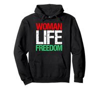 Donna Vita libertà Iran Iraniano Patriottico Slogan Vintage Felpa con Cappuccio