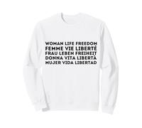 Donna Vita libertà Iran Zan Zendegi Azadi Felpa