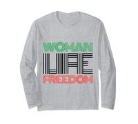 Donna Vita libertà Iran Zan Zendegi Azadi Iran Persiano Maglia a Manica