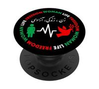Donna Vita Libertà Iran Zan Zendegi Azadi IRAN PopSockets PopGrip Adesivo