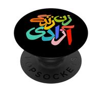 Donna Vita Libertà Iran Zan Zendegi Azadi Persiano PopSockets PopGrip Adesivo