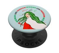 Donna Vita Libertà Iran Zan Zendegi Azadi PopSockets PopGrip Adesivo