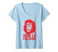 Donna Viva La Evolution Maglietta con Collo a V