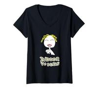 Donna Voci Indoor Maglietta con Collo a V
