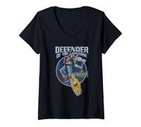 Donna Voltron Defender of The Universe Maglietta con Collo a V