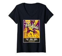 Donna War of the Worlds - Maglietta horror fantascientifico per Halloween Maglietta con Collo a V