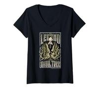Donna Wednesday Season 2 The Legend of The Skull Tree Pugsley Maglietta con Collo a V