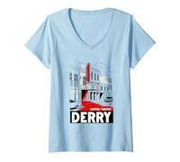 Donna Welcome To Derry Capitol Theatre Maglietta con Collo a V
