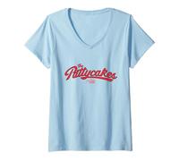 Donna Welcome To Derry The Pattycakes Logo Maglietta con Collo a V